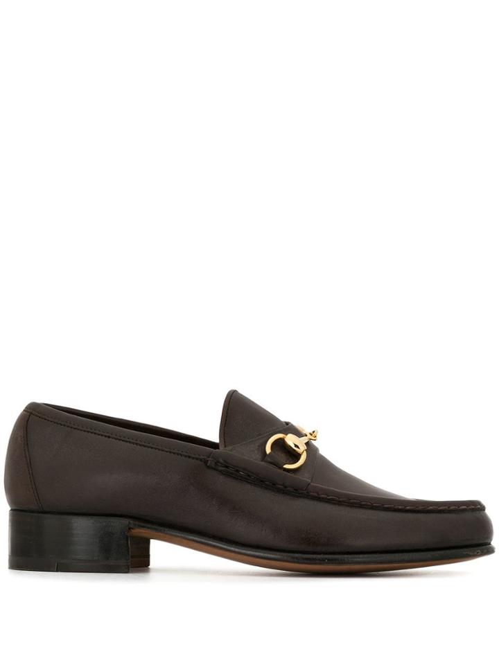 Gucci Vintage Horsebit Loafers - Brown