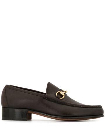 Gucci Vintage Horsebit Loafers - Brown