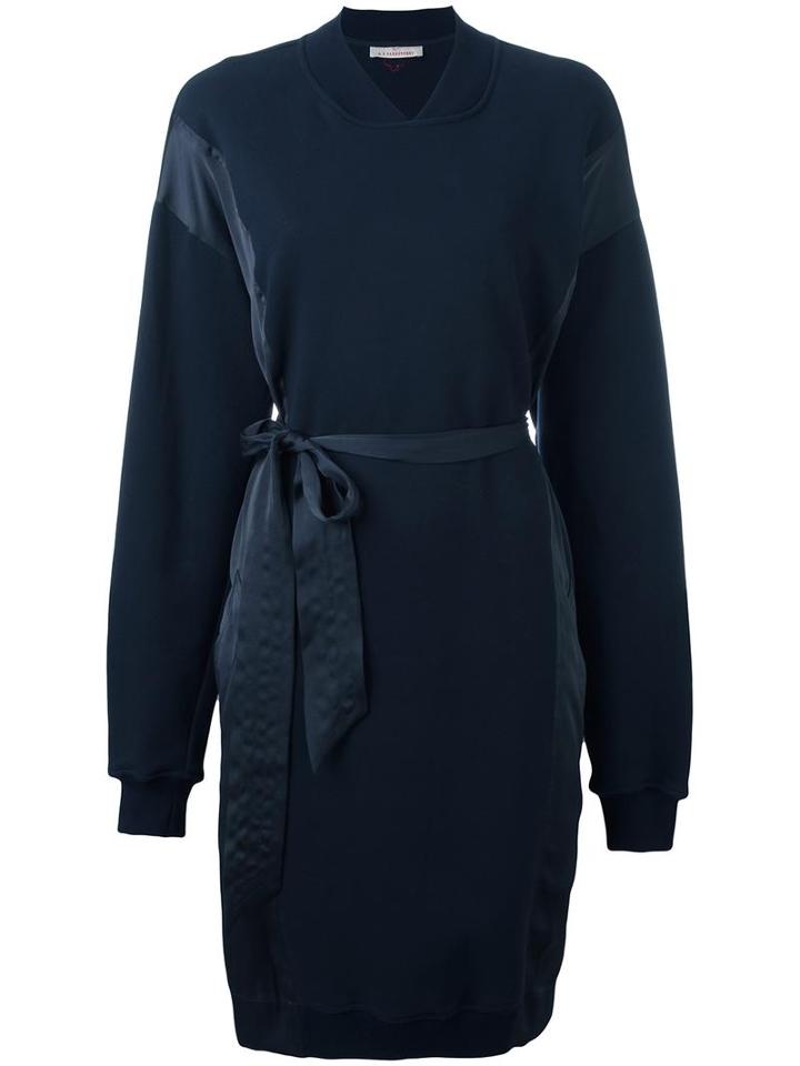 A.f.vandevorst 'drive' Dress, Women's, Size: 40, Blue, Cotton/polyester