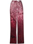 F.r.s For Restless Sleepers Patterned Straight-leg Trousers - Red