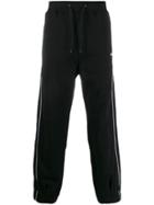 Msgm Side Straps Track Trousers - Black