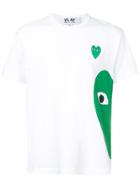 Comme Des Garçons Play Half Heart T-shirt - White