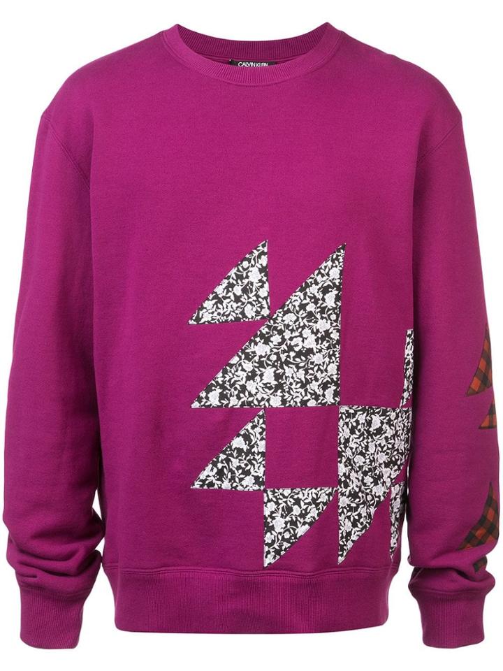 Calvin Klein 205w39nyc Relaxed Shape Sweatshirt - Purple