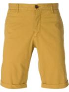 Al Duca D'aosta 1902 Bermuda Shorts, Men's, Size: 50, Brown, Cotton/spandex/elastane