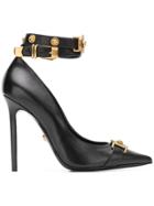 Versace City Stud Pumps - Black