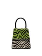 Rixo Trapeze Zebra Print Tote - Multicolour