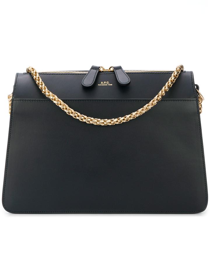 A.p.c. Chain Shoulder Bag - Blue