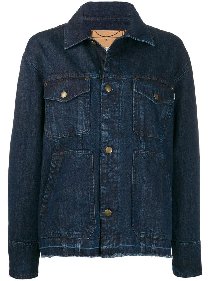 Mcq Alexander Mcqueen Earth Force Sound Denim Jacket - Blue