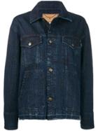 Mcq Alexander Mcqueen Earth Force Sound Denim Jacket - Blue