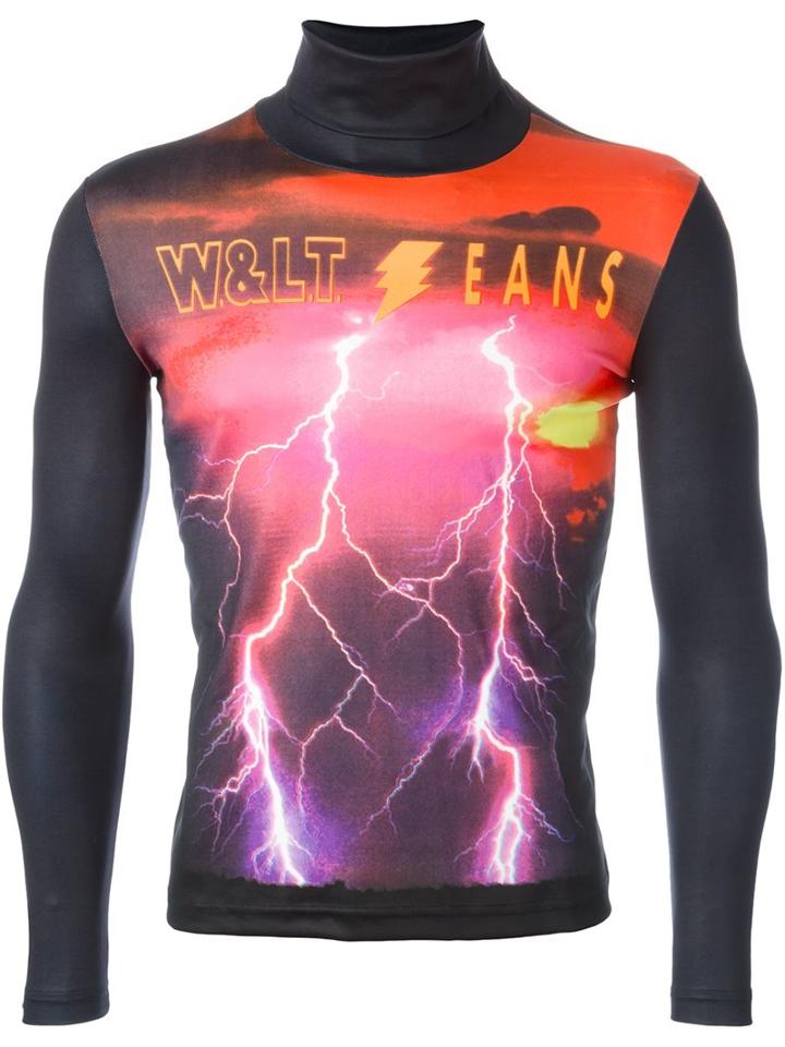 Walter Van Beirendonck Vintage Lightening Bolt Print Top
