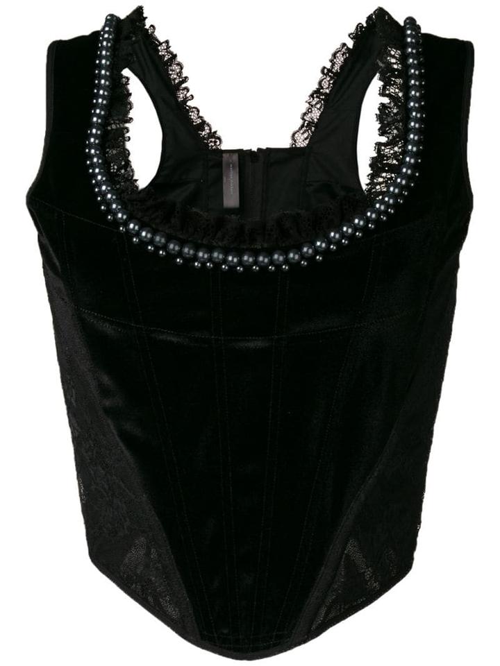 Marlies Dekkers Queen Of Pearls Corset - Black