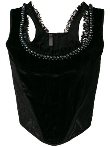 Marlies Dekkers Queen Of Pearls Corset - Black