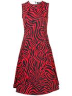 Calvin Klein 205w39nyc Printed Sleeveless Dress - Red