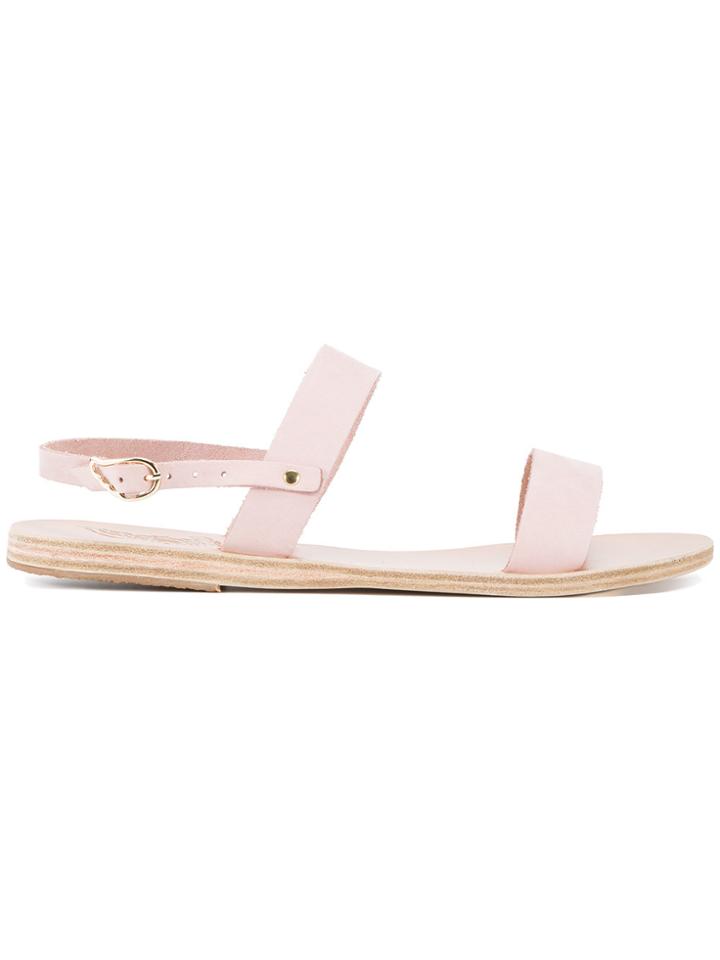 Ancient Greek Sandals Clio Flat Sandals - Pink & Purple
