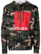 Valentino Camouflage Zip Hoodie - Green