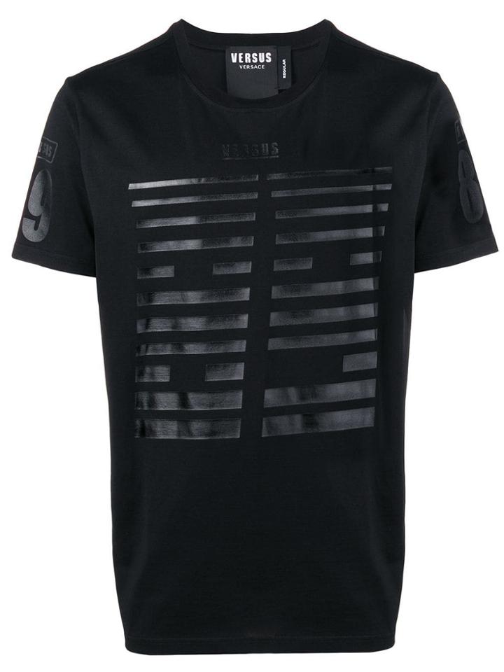 Versus 89 Striped T-shirt - Black