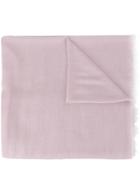 Ann Demeulemeester Frayed Cashmere Scarf - Pink