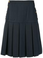 Chanel Vintage Pleated Short Skirt - Black
