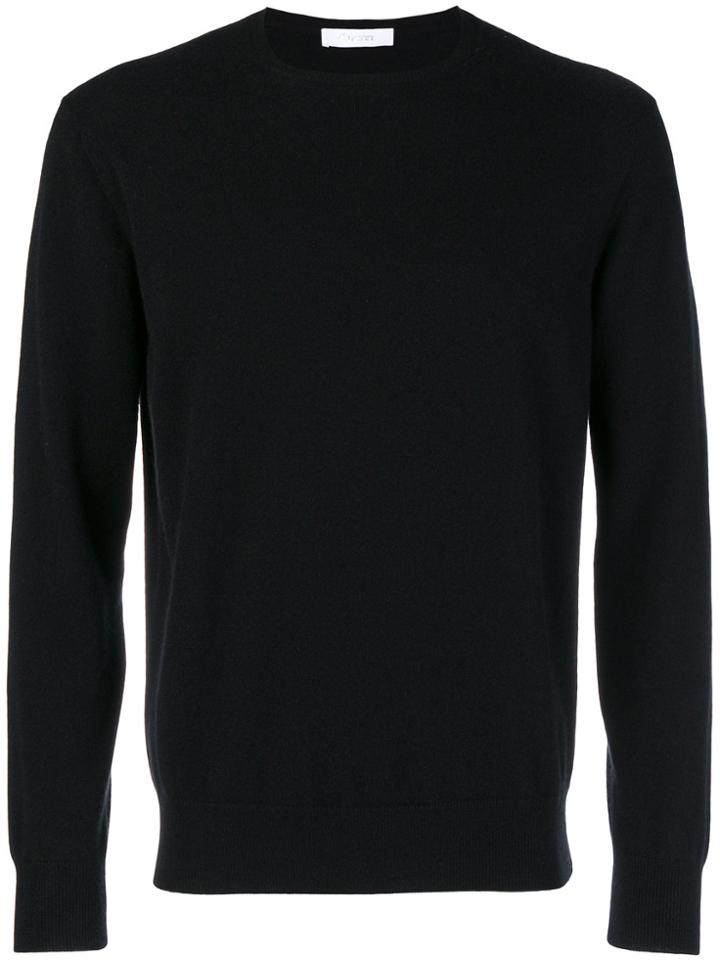 Cruciani Cashmere Crew Neck Sweater - Black