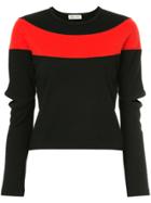 Comme Des Garçons Vintage Colour-block Sweater - Black