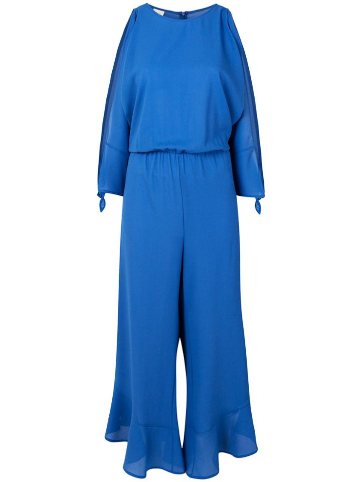 Pinko Ruffled Jumpsuit - Blue