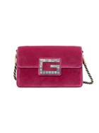 Gucci Shoulder Bag With Square G - Pink & Purple