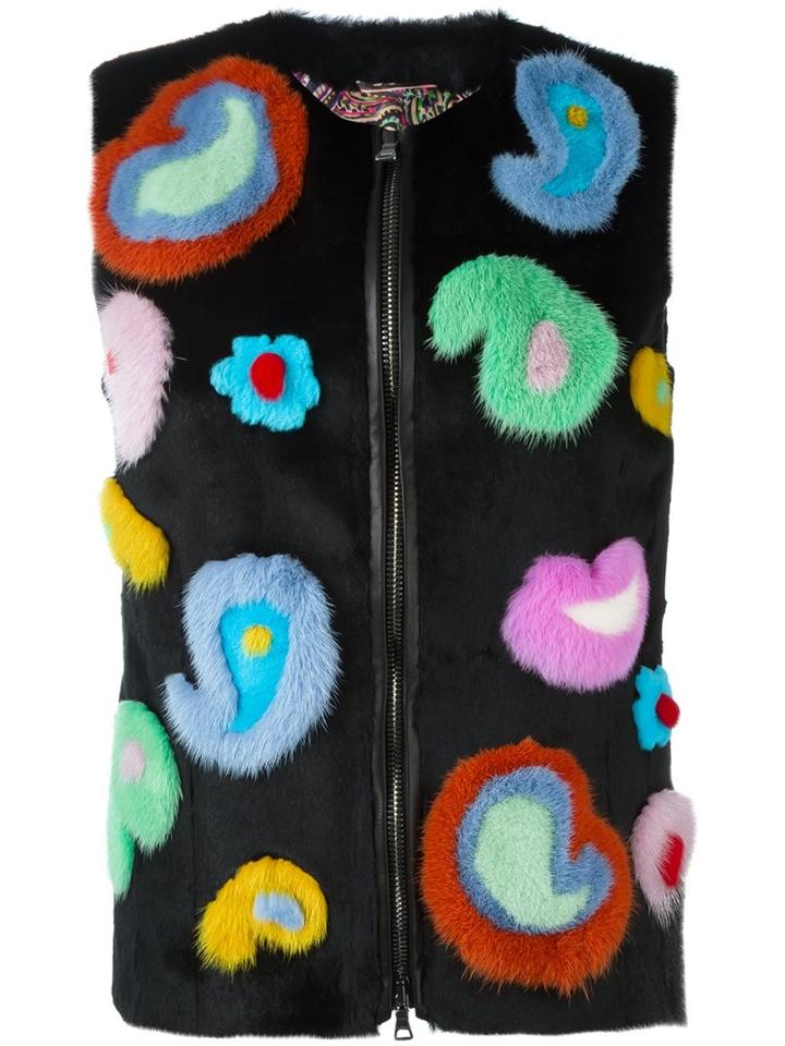 Etro Fur Detail Vest