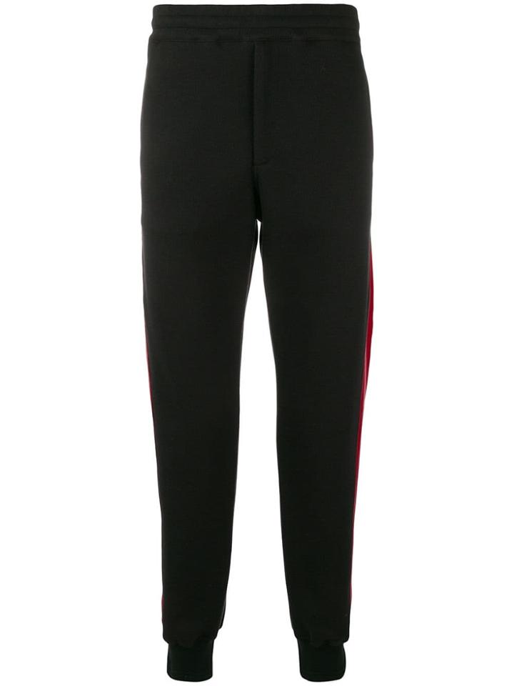 Alexander Mcqueen Side Panel Track Pants - Black
