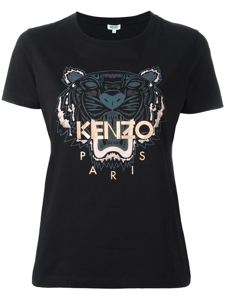 Kenzo 'tiger' T-shirt, Women's, Size: Medium, Black, Cotton
