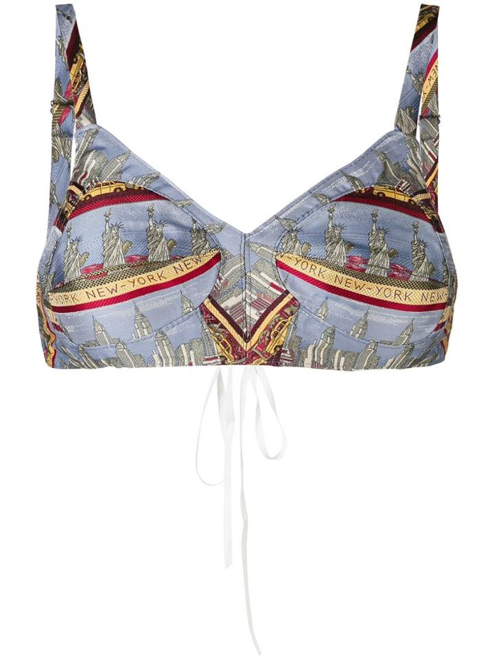 Vaquera New York Bra Top - Blue