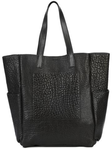 B May Embossed Tote Bag - Black