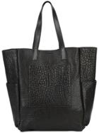 B May Embossed Tote Bag - Black