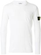 Stone Island Crew Neck Sweater - White