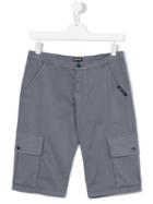 Roberto Cavalli Kids - Cargo Shorts - Kids - Cotton/spandex/elastane - 16 Yrs, Boy's, Grey