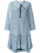 Dorothee Schumacher Oversized Printed Dress - Blue
