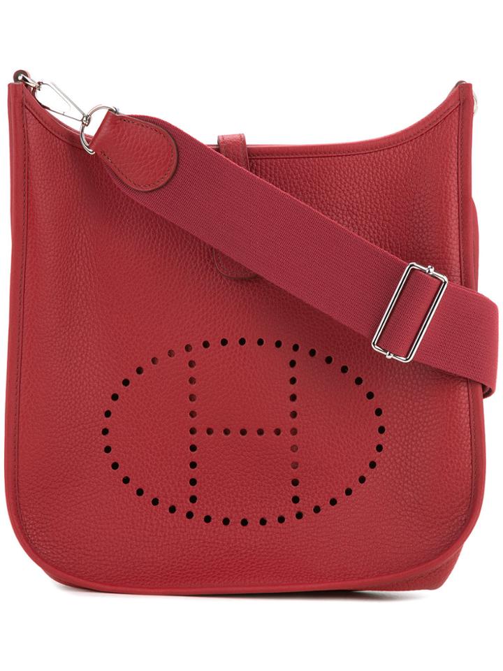 Hermès Vintage Evelyne Pm Shoulder Bag - Red