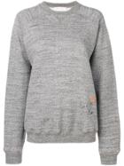 Victoria Beckham Embroidered Sweatshirt - Grey