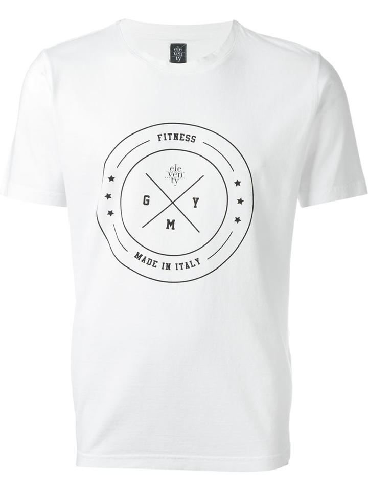 Eleventy Front Print T-shirt