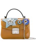 Furla Multiple Patched Tote Bag - Brown