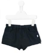 Il Gufo - Frayed Shorts - Kids - Linen/flax - 6 Yrs, Blue