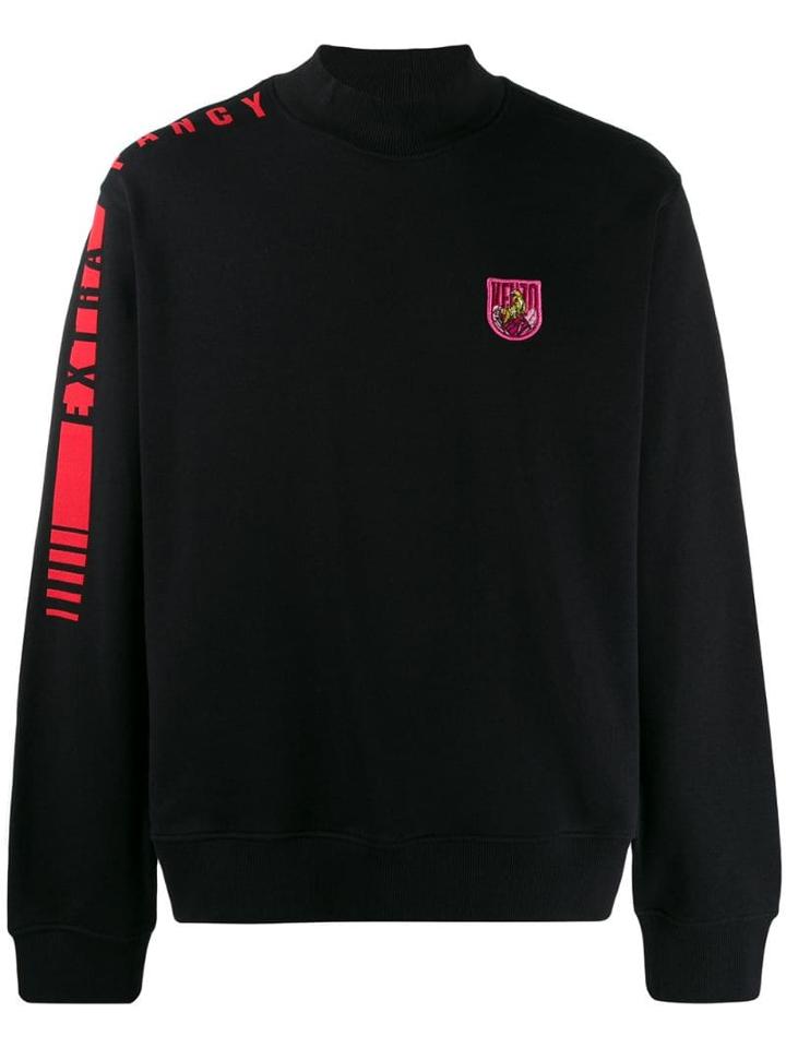 Kenzo Worldwide Print Sweatshirt - Black