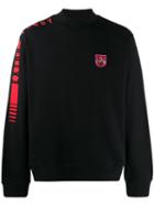 Kenzo Worldwide Print Sweatshirt - Black