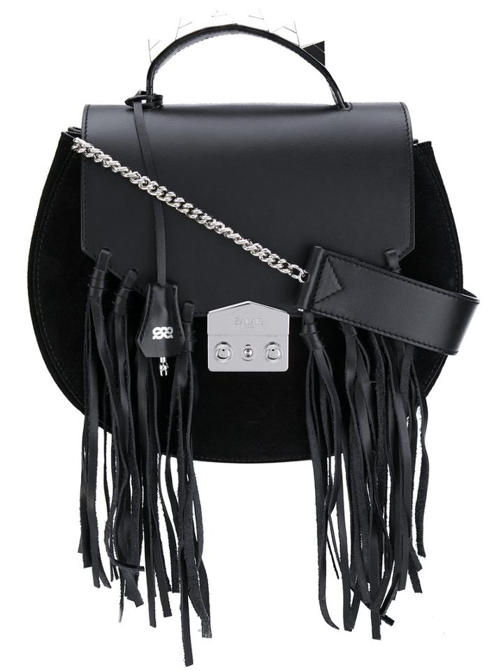 Salar - Fringed Tote - Women - Leather/suede - One Size, Black, Leather/suede