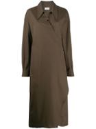 Lemaire Wrap Front Shirt Dress - Green