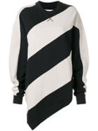 Marques'almeida Striped Print Sweatshirt - Nude & Neutrals