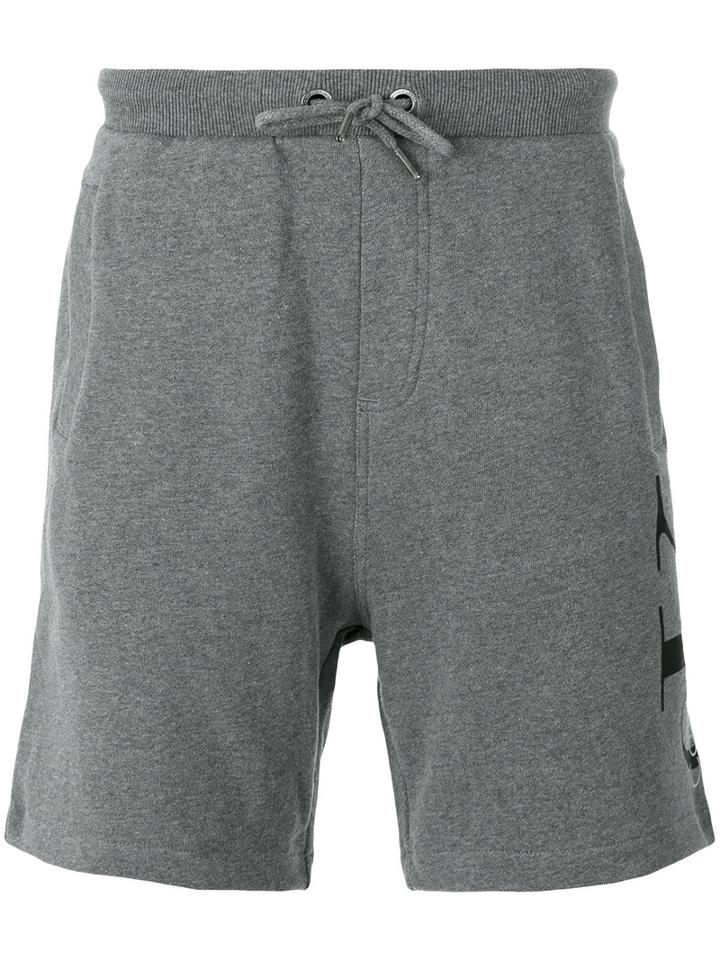 Calvin Klein Jeans - Logo Print Sweatshorts - Men - Cotton - Xl, Grey, Cotton