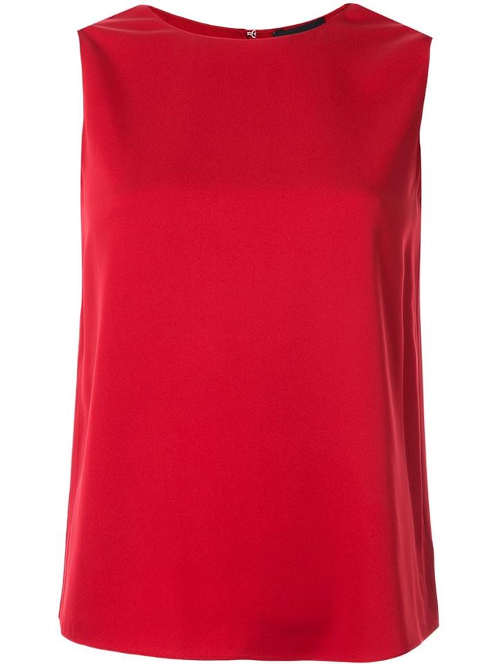 Theory Sleeveless Tank Top - Red