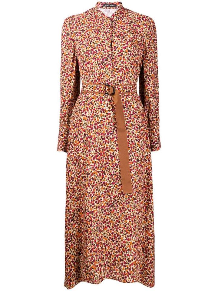 Luisa Cerano Floral Day Dress - Pink