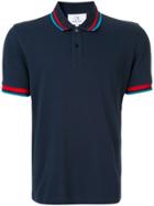 Ck Calvin Klein Stripe Detail Polo Shirt - Blue