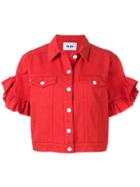 Msgm Short-sleeved Jacket - Red